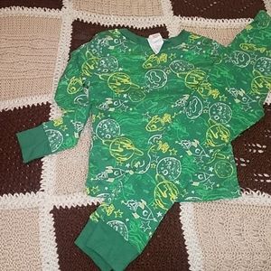 kids 2 piece LS pajama set with pants